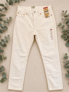 Levi’s 511 Slim Stretch White Jeans NWT Women’s 29x30